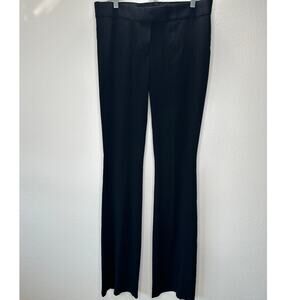 Tom Ford Black Viscose Blend Slight Flare Long Dress Pants 46 / 12